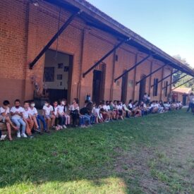 O museu Casa da Memória Guaranésia está instalado na antiga estação da Mogian.