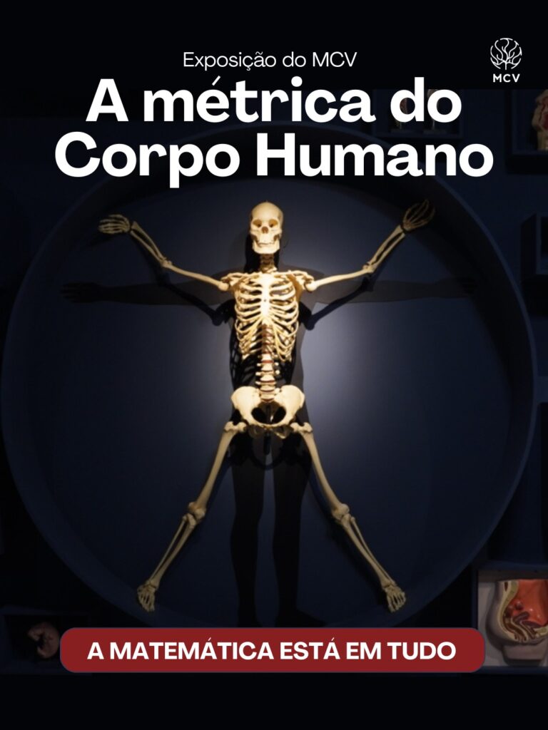 Exposição A Métrica do Corpo Humano no Museu de Ciências da Vida da UFES