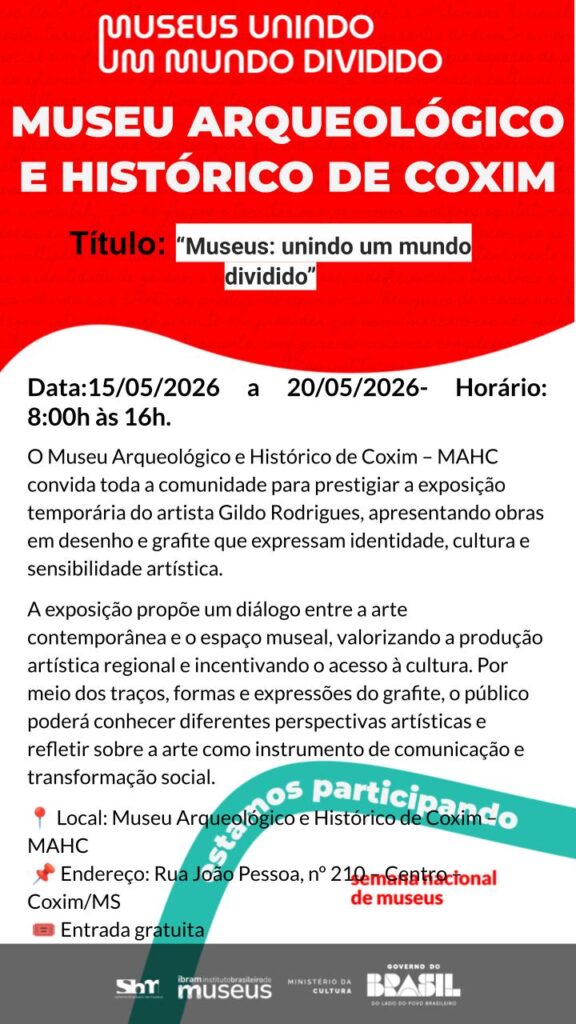 24ª Semana Nacional de Museus propõe uma reflexão estruturante sobre o papel dessas instituições na garantia do direito à memória, na promoção da justiça social e no fortalecimento da participação cidadã. Mais do que espaços de preservação e exposição, os museus se afirmam como agentes ativos na consolidação da democracia cultural, assegurando acesso plural aos bens culturais, às narrativas históricas e aos processos de produção de sentido.