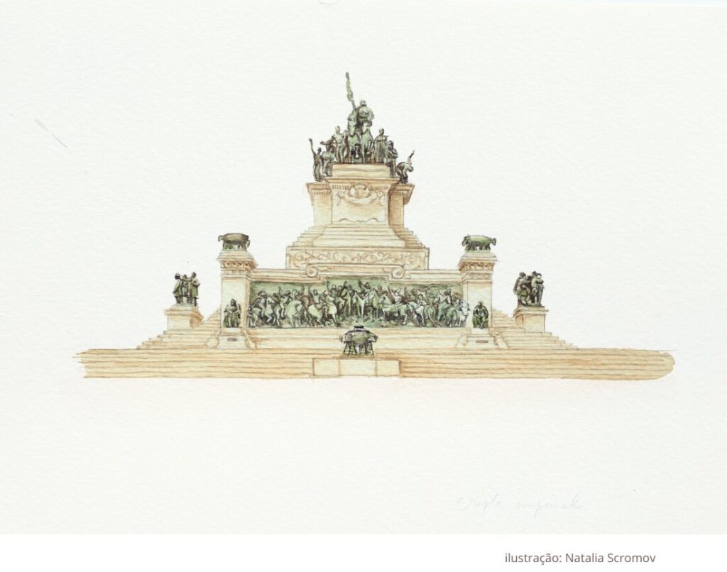 Ilustração do Monumento à Independência