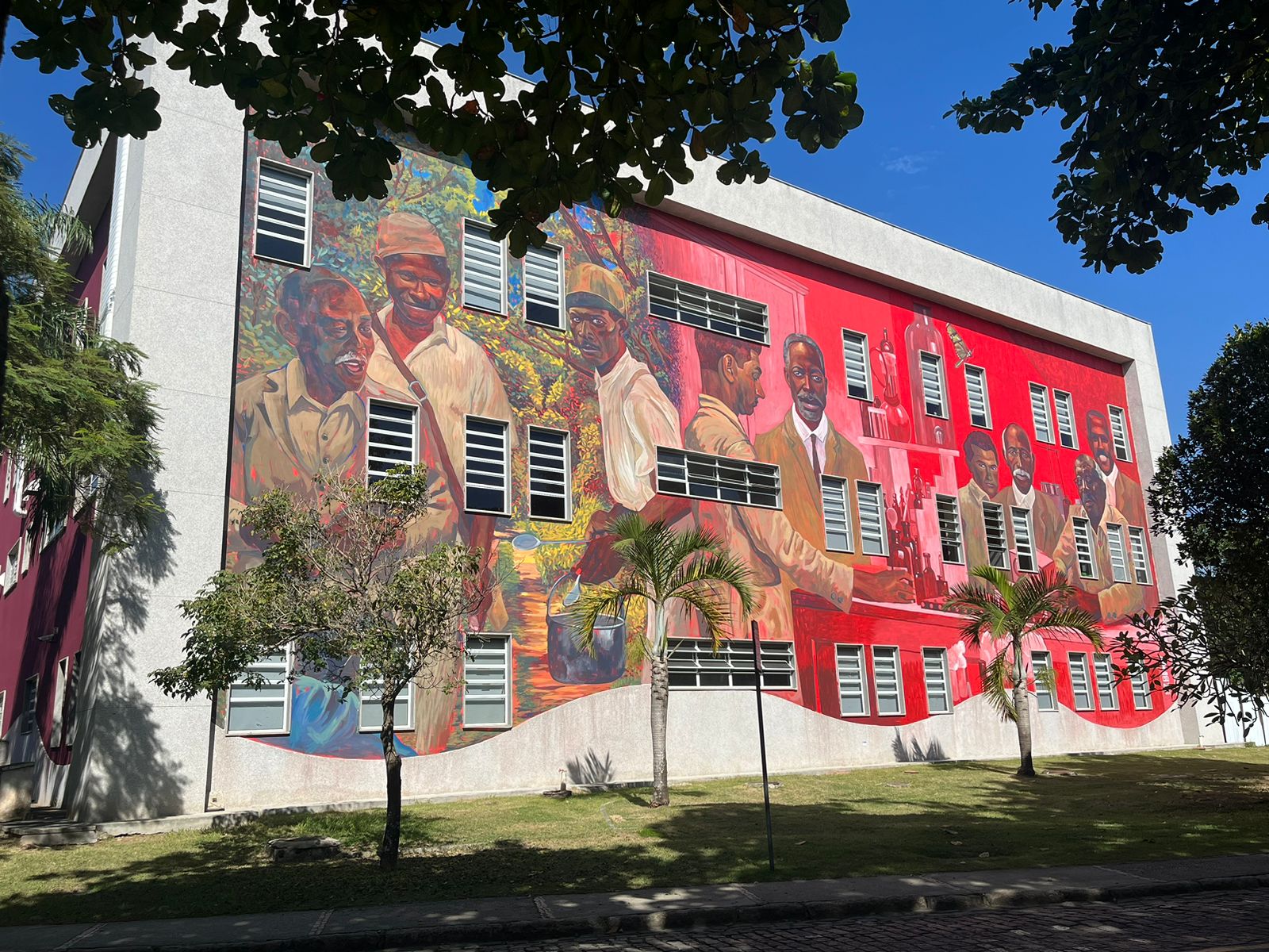 Mural Trabalhadores Técnicos da Fiocruz