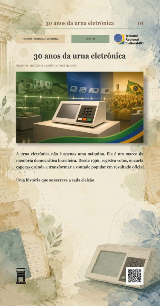 30 ANOS DA URNA ELETRÔNICA