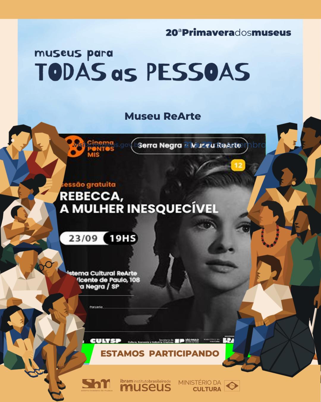 Cinema Pontos MIS: Exibição Presencial de "Rebecca, a Mulher Inesquecível"