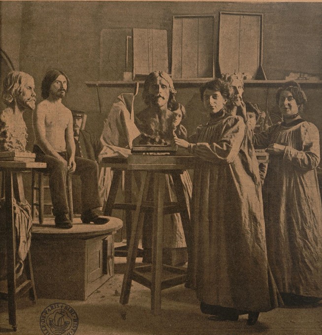 Fotografia-de-atelie-na-Escola-Nacional-de-Belas-Artes-de-Paris-1903