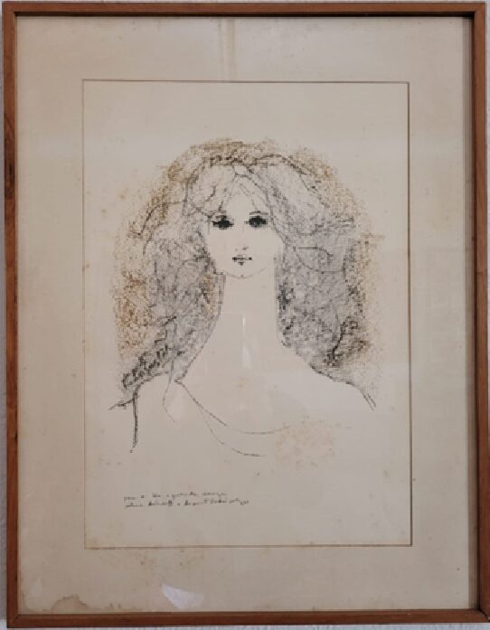 Augusto Rodrigues, 1971. Desenho pastel oleoso sobre papel. 0,63m X 0,49m. Acervo dao Museu helena Antipoff