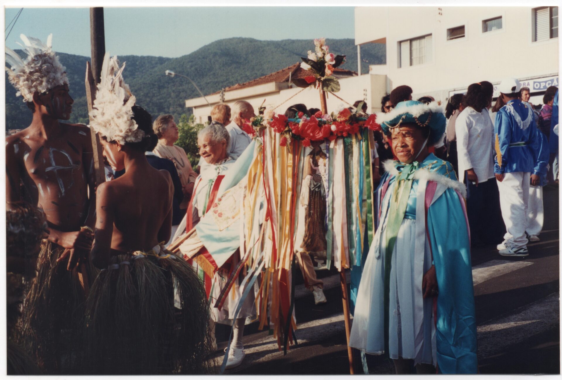 Foto representando a comemoração da Festa de São Benedito em Poços de Caldas