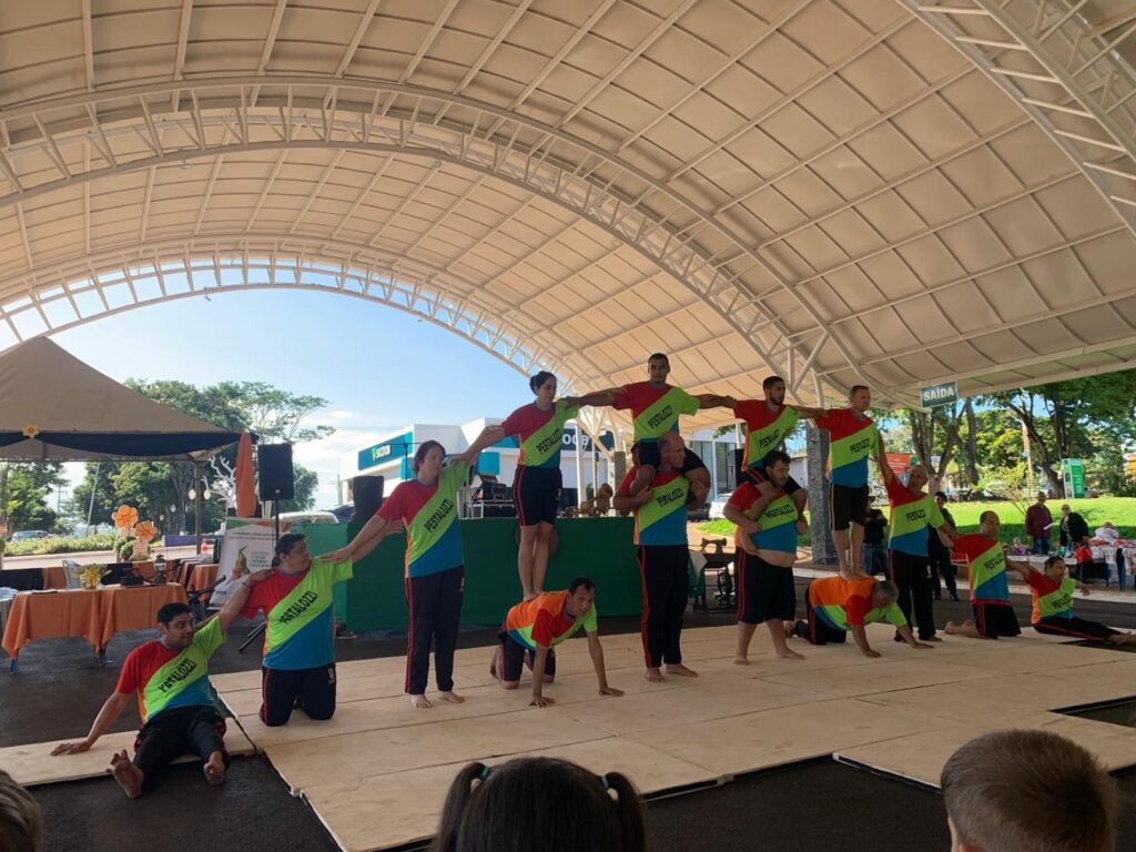 APRESENTAÇÃO PESTALOZZI - GINÁSTICA ACROBÁTICA.