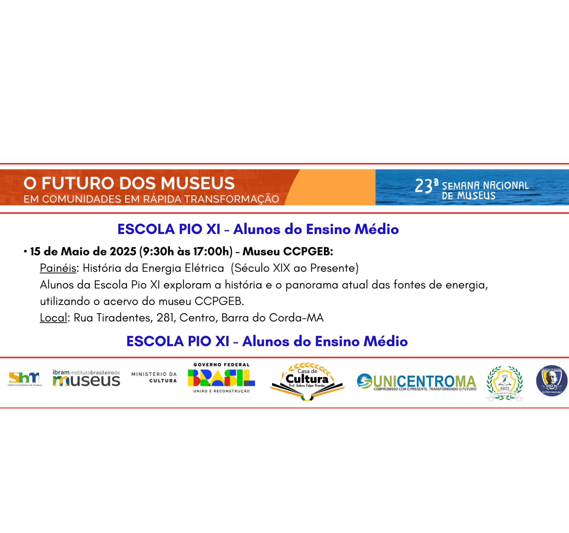 Paineis: História da Energia Elétrica